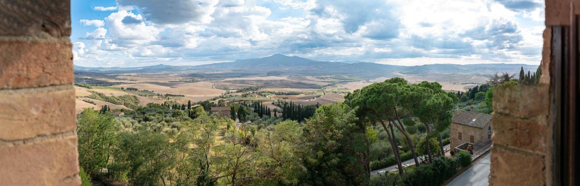 Artistica Pienza - Breathtaking Val D'Orcia View Apartment ภายนอก รูปภาพ