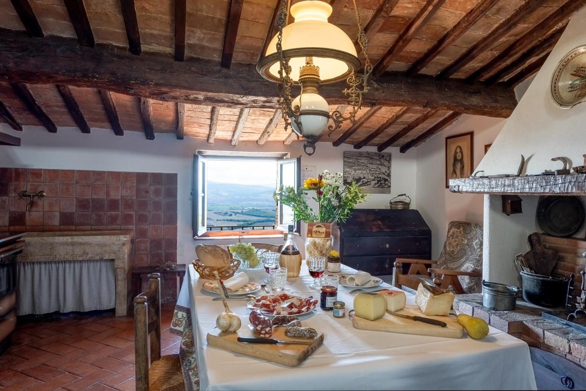 Artistica Pienza - Breathtaking Val D'Orcia View Apartment ภายนอก รูปภาพ